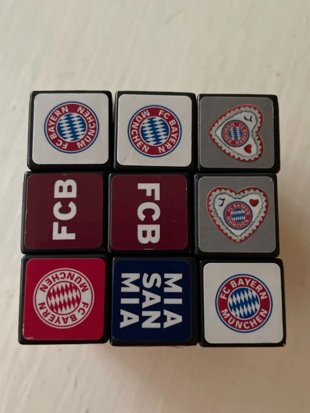 FC Bayern Munich Rubik's Cube - Memorabilia for Soccer/Football Fans
